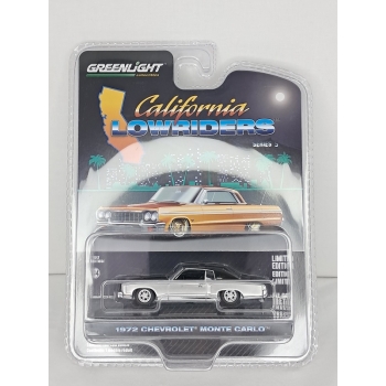 Greenlight 1:64 Chevrolet Monte Carlo Lowrider 1972 silver